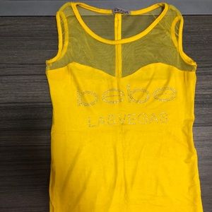Yellow designer top
